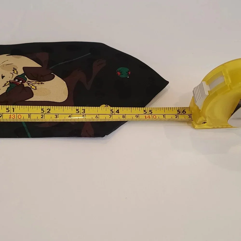 1995 Warner Brothers St. Christmas Tie  Looney Tunes  Taz Tasmani
